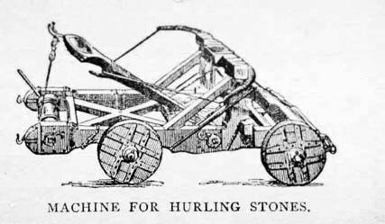 Sketch drawing of a Catapult.