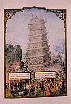 Tower of Babel with its towns people.