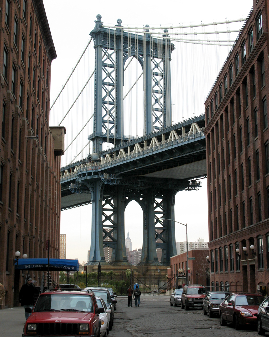 The Manhattan Bridge from Brooklyn