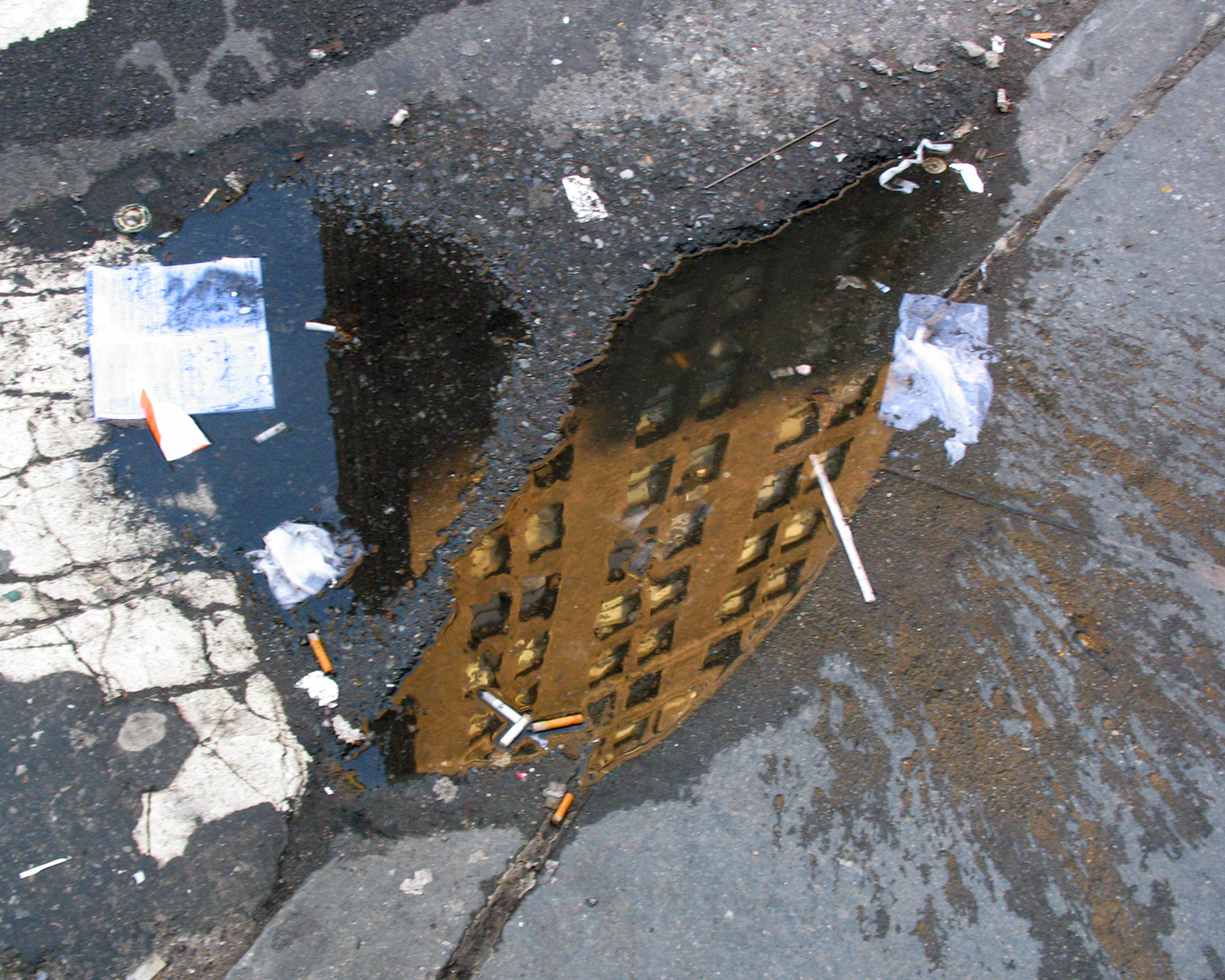 Street Reflection of 920 Broadway