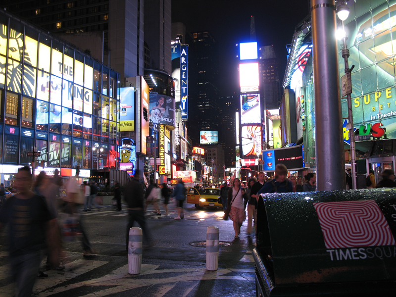 Times Square, Facing North